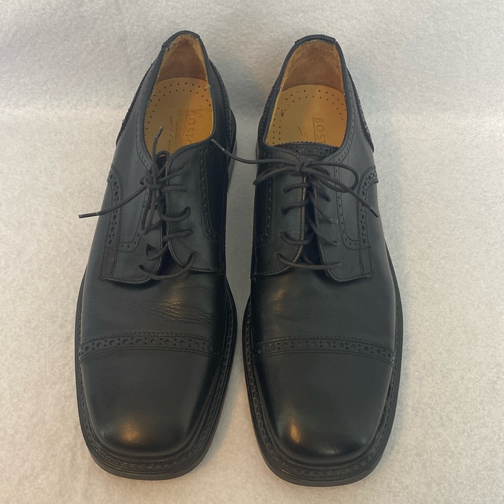 Bostonian Strada Pescara Black Shoes. Made in Italy -Size 12